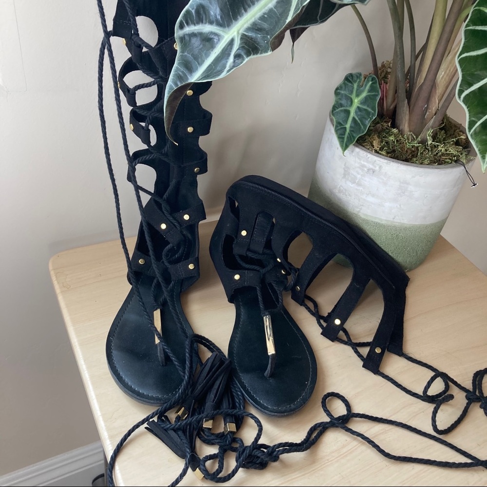 Aldo lace up gladiator sandals